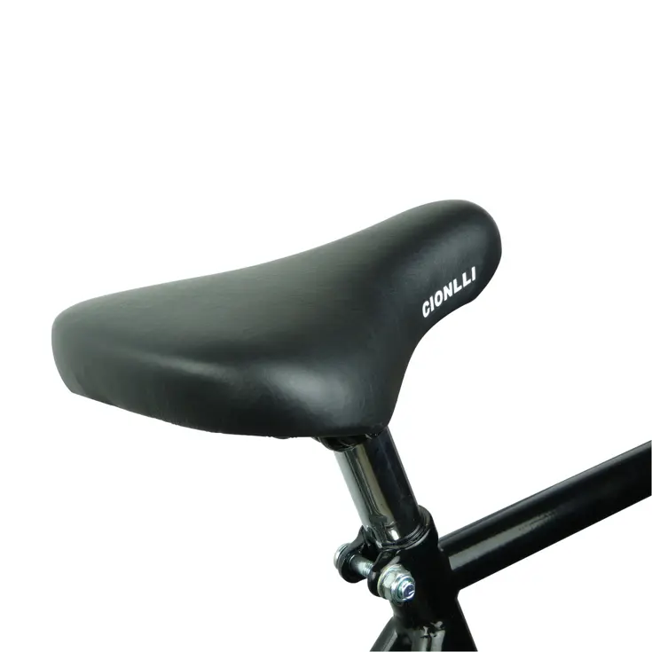 Zwart Junior Fietszadel met PU Schuim Demping