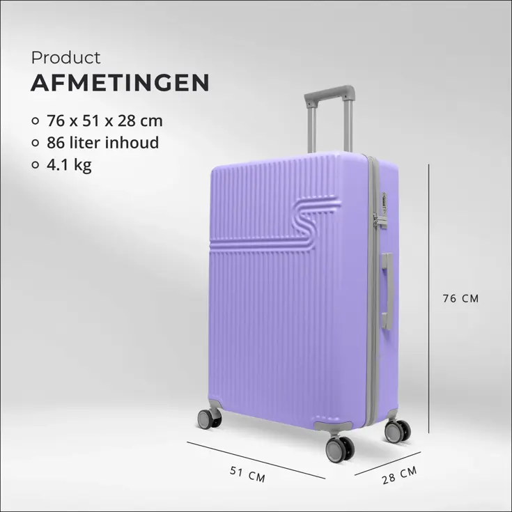 Grote Reiskoffer 76cm - 86L