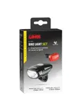 Fietslampenset voor- en achterlicht 120 lm