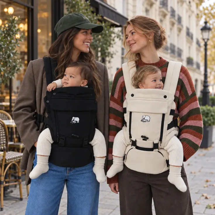 Pack Luxe draagzak + Opbergvakjes - Ergonomisch