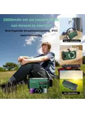 NoodRadio Solar Opwindbaar - FM/AM - 20.000mAh