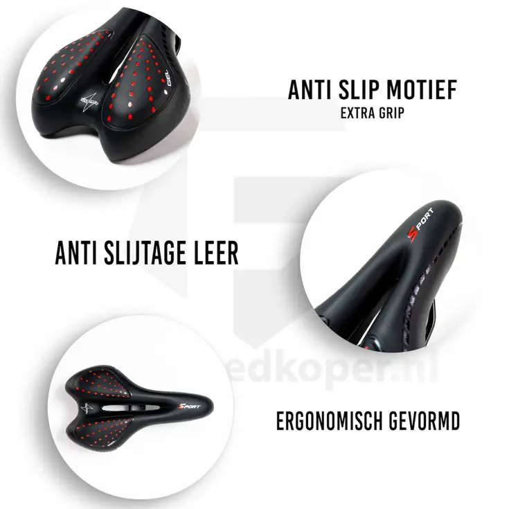 Voltano Sport Trekking Fietszadel –