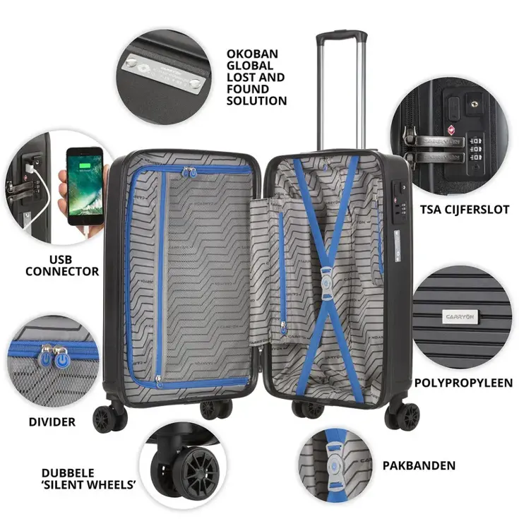 Transport Handbagage Koffer 55cm