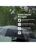 Stormparaplu - Uitschuifbaar - Inclusief hoes