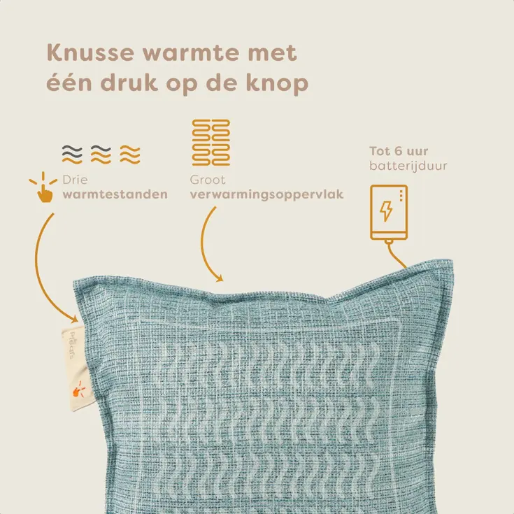 Pleafs Warmtekussen 45x45cm