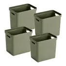 Sigma home - Opbergbox - 25L groen - 4-delig