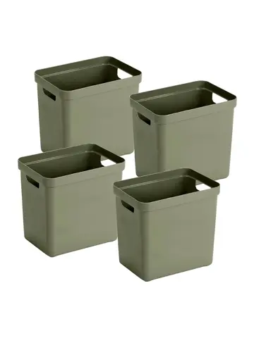 Sigma home - Opbergbox - 25L - 4-delig