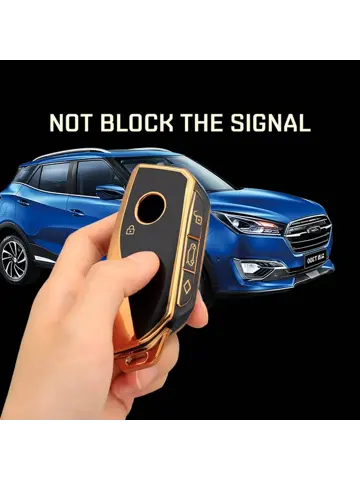 TPU Sleutelhoesje voor Bmw goud F4