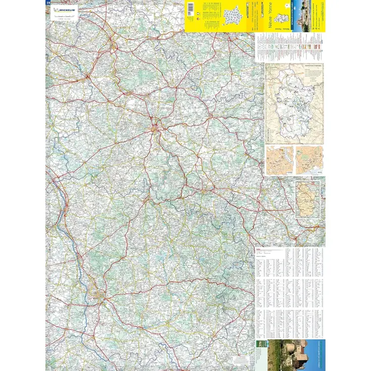 Wegenkaart Local 319 Nievre - Yonne