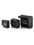 CHARGE+ 140W Oplader - USB en USB-C