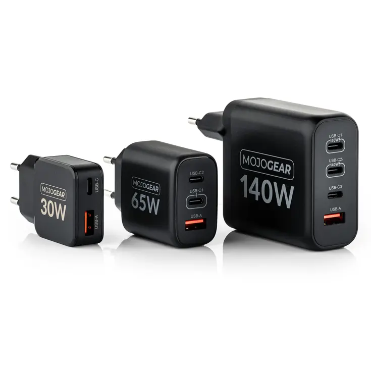 CHARGE+ 140W Oplader - USB en USB-C