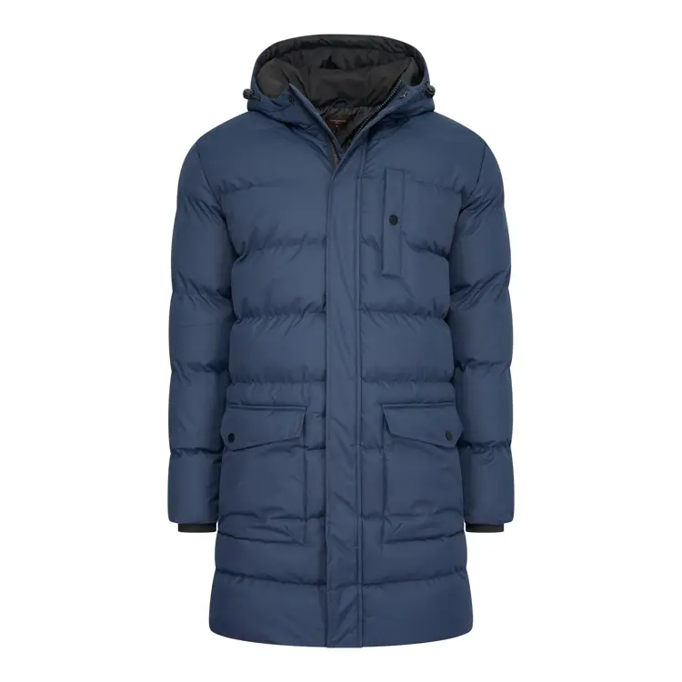 Heren Long Puffer Jacket Cappuccino Italia