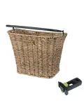 Basil Fietsmand Bremen Rattan Look  met KF