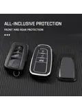 TPU Sleutelhoesje voor Toyota zwart B3