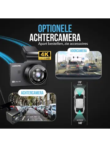 M63 Pro True 4K 64gb Wifi GPS dashcam