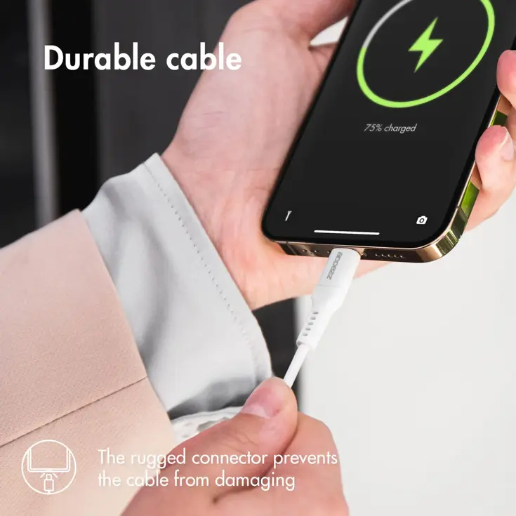 Accezz Lightning naar USB-C kabel 1 meter
