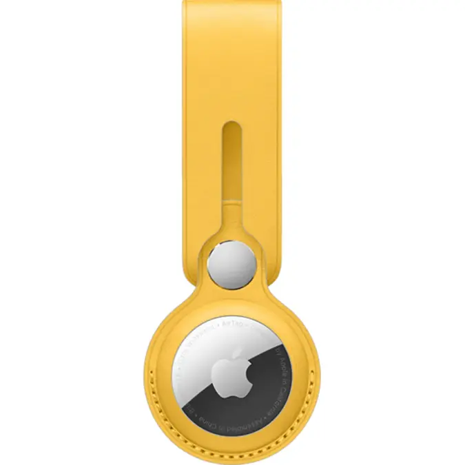 Apple Leather Loop AirTag-sleutelhanger
