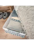 Q-line - Rollerbox - 60L transparant/grijs