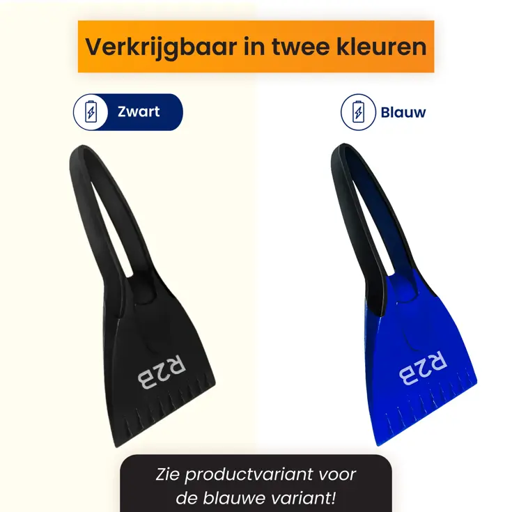 IJskrabber Auto met IJsbreker - Zwart
