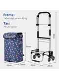 Boodschappentrolley 40L - Trapwielen