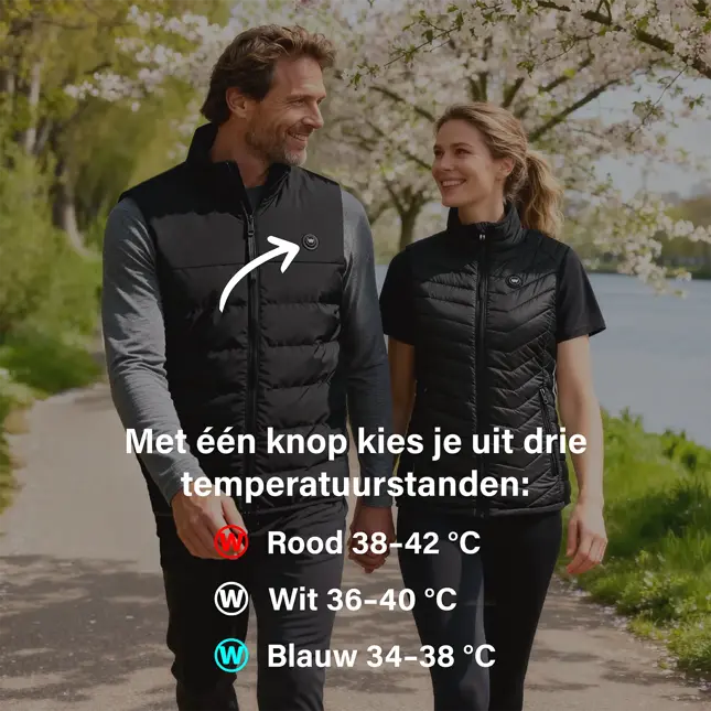 Infrarood Verwarmde Bodywarmer - Vrouwen