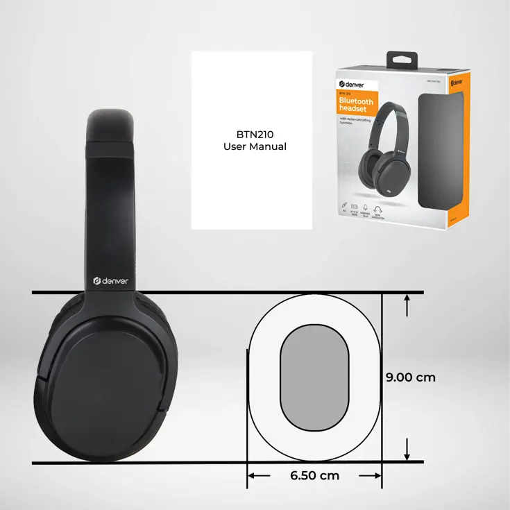 Bluetooth Koptelefoon Over Ear AUX ingang
