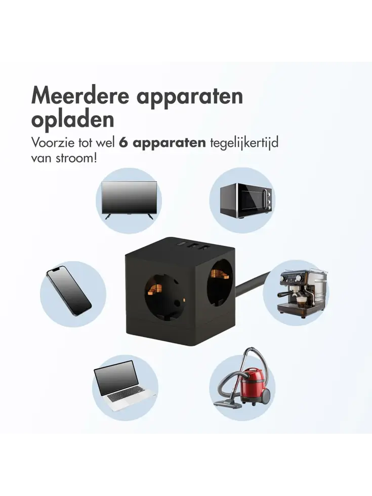 Power Cube Strip - 6-in-1