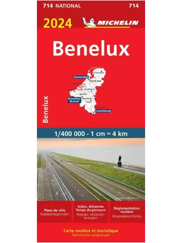 Michelin wegenkaart 714 Benelux 2024