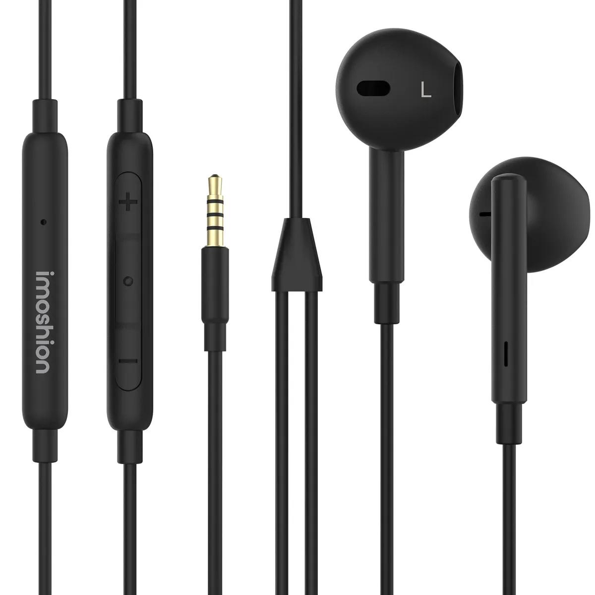 Imoshion  Wired in-ear headset 3,5 mm Jack  Zwart main product image