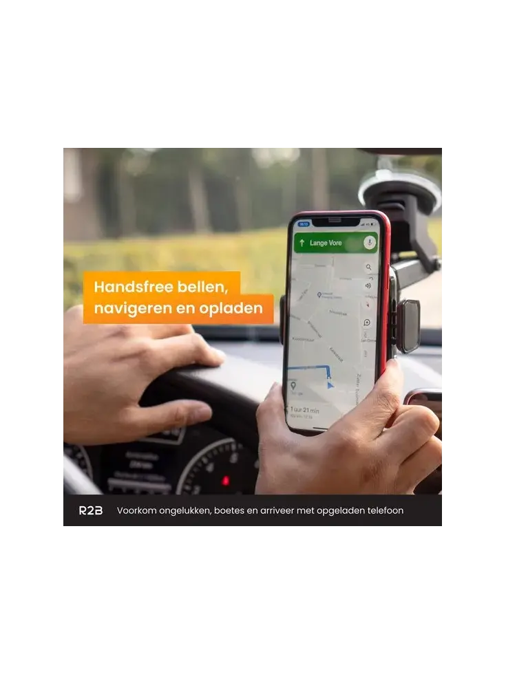 Telefoonhouder Auto met Draadloze Oplader