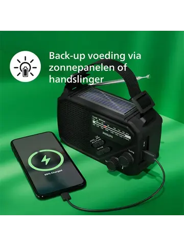 Noodradio met Ingebouwde Powerbank 2000 mAh