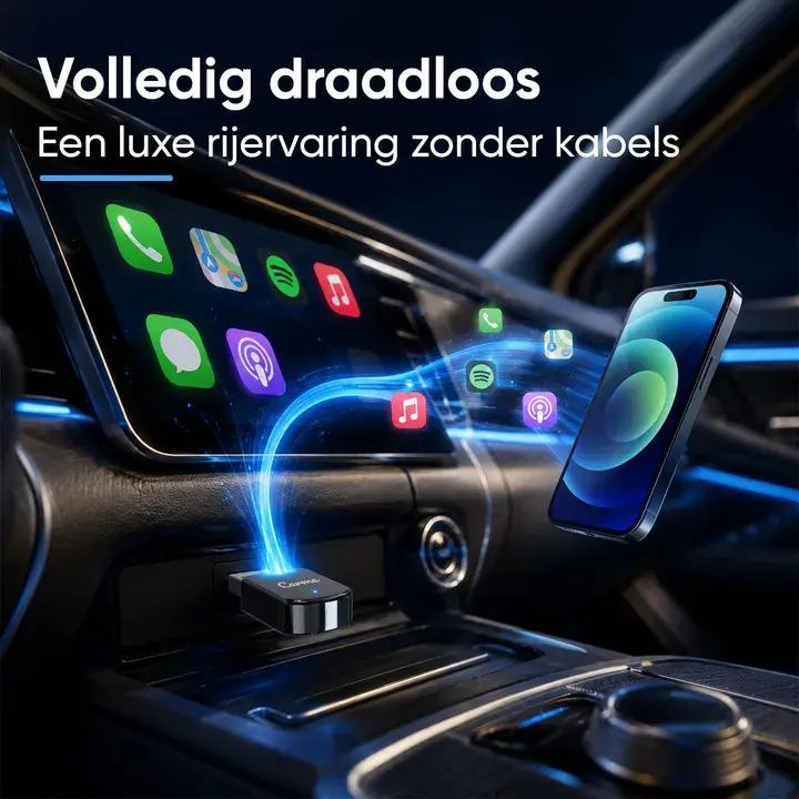 Mini 2-in-1 Apple CarPlay & Android Auto Dongle V3