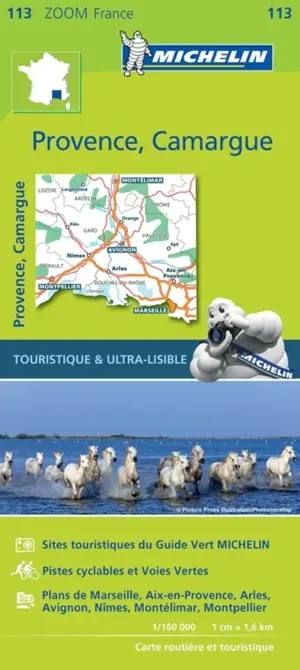 Michelin Zoom Kaart 113 Provence - Camargue
