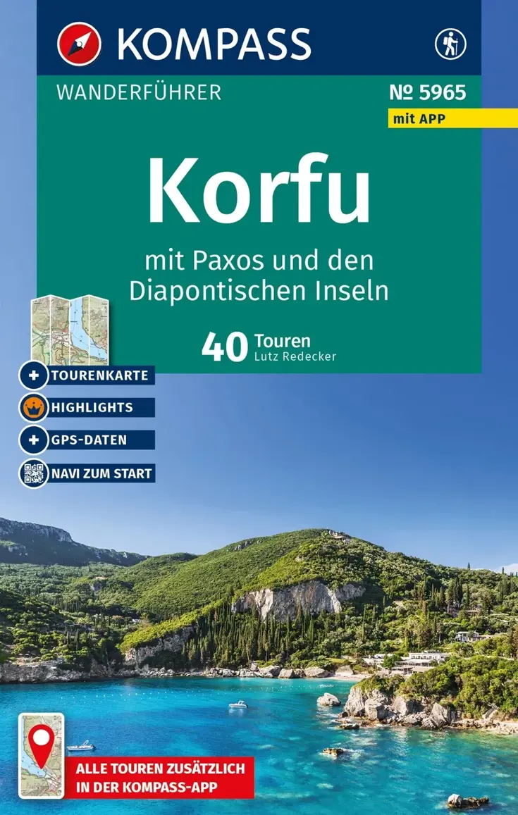 Wandelgids WF 5965 Korfu (Korfoe)