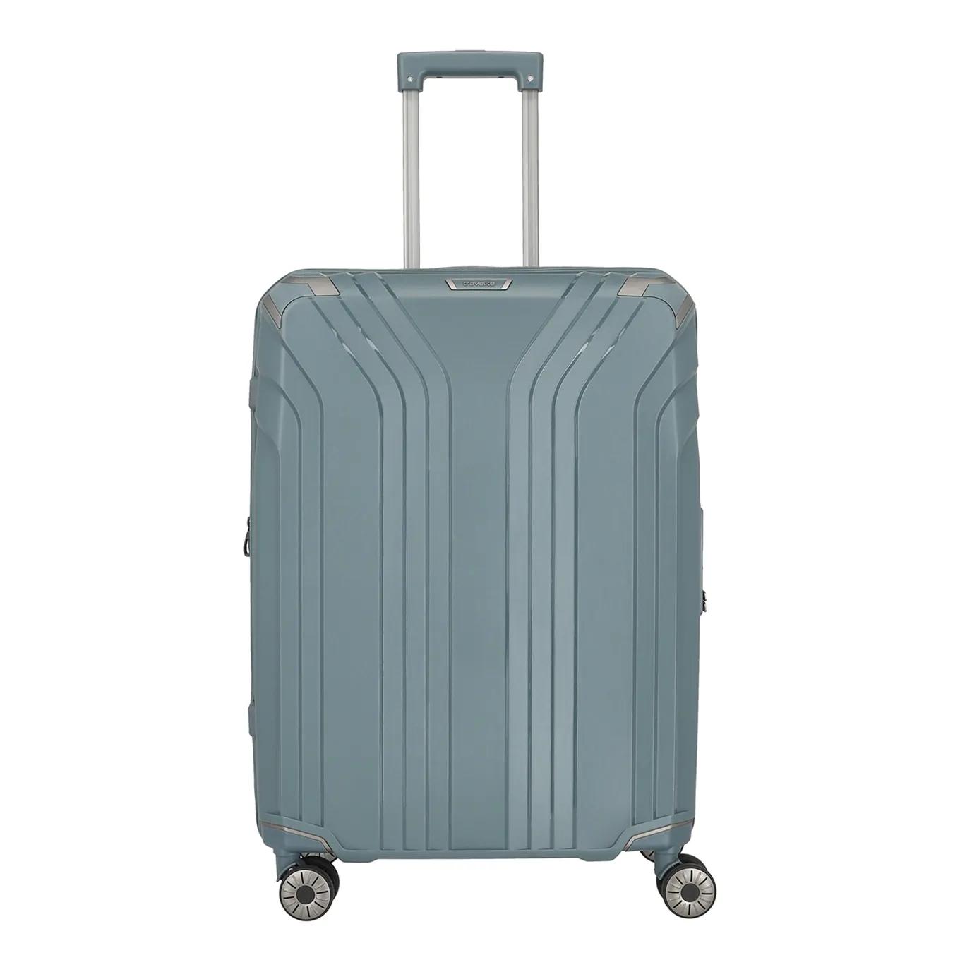 Travelite  4 wiel trolley m expandable Blauw  Blauw main product image