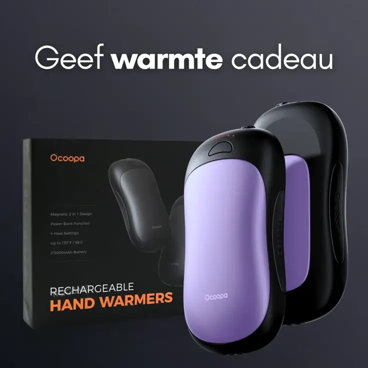 Herbruikbare Handwarmers met Powerbank PRO