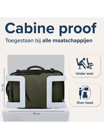 Reistas - Geschikt als Handbagage - 25L