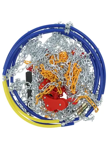 Flexibele sneeuwketting 9mm voor personenauto's