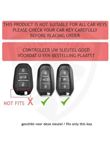 TPU Sleutelhoesje voor Citroën clear 157-clear