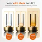 Goliving Lumina Tafellamp Oplaadbaar 17.5cm