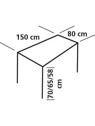 Eurotrail Campingtafel Crouzet