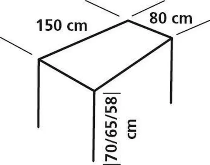 Eurotrail Campingtafel Crouzet