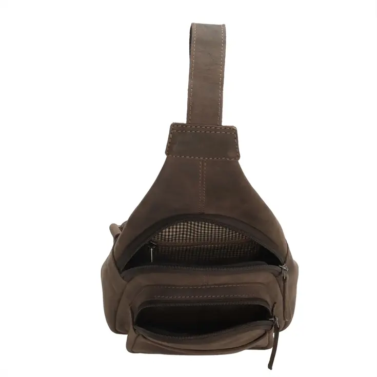 Idaho - Schoudertas / Slingbag - Leer
