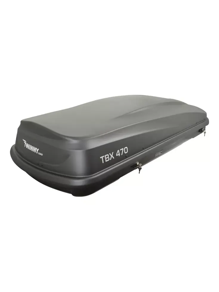Twinnyload Dakkoffer TBX 470 Liter Mat-Antraciet
