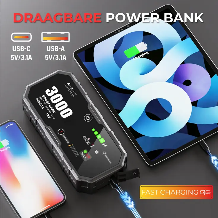 Boost Basic - Jumpstarter & Starthulp - 480CCA