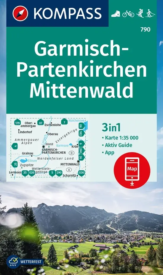 Wandelkaart WK790 Garmisch-Partenkirchen