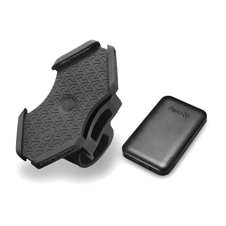 Universele smartphonehouder met 5000 mAh powerbank