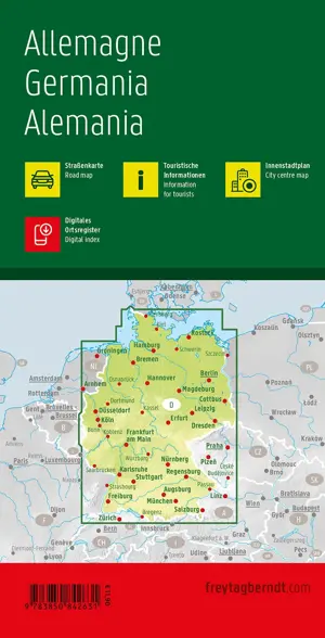 Wegenkaart Duitsland 1:700.000