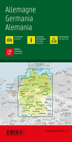 Wegenkaart Duitsland 1:700.000