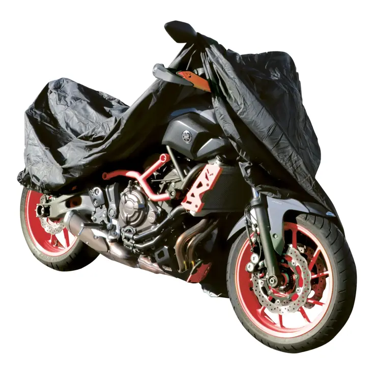 Motorhoes 245x80x145 cm, waterdicht met zak